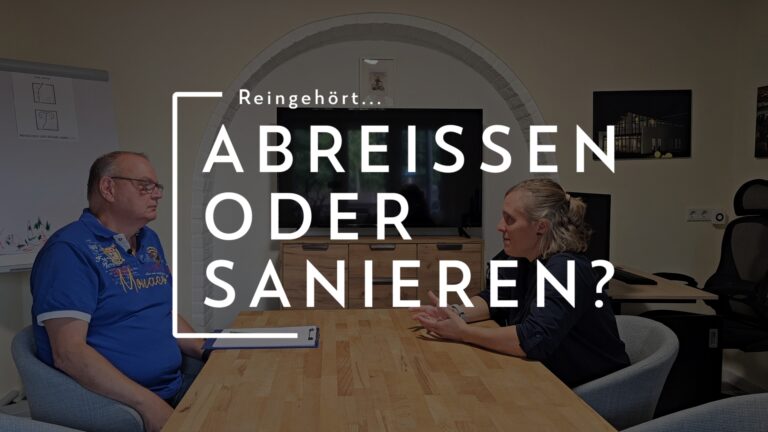 Leitfaden Abreissen oder Sanieren